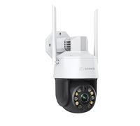 SANNCE PTZ Security IP Camera Outdoor Wireless 5MP Pan 350° Tilt 90° 20x Optical Zoom, Colour Night Vision, 2-way Audio, Auto Tracking, Works with Alexa, Human Detection, Include 12V/2A Power Adapter