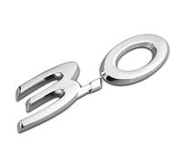 SANNITOU Car Emblems for Jaguar XJ XJL XF Xe 3.0 V6 5.0 V8,Front and Rear Emblems Logos Car Logo Car Body Tuning Styling Accessories,3.0