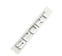 SANNITOU Car Emblems for Land Rover Range Rover Sport,Front and Rear Emblems Logos Car Logo Car Body Tuning Styling Accessories,Silver