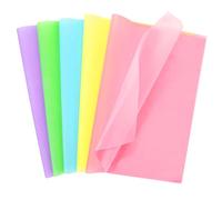 SANNIX 100 Sheets Multicolor Easter Tissue Paper Wrapping Paper for Happy Easter Birthday Party Decoration Holiday DIY Crafts Gift Packing 19.7 ×13.8 Inch (5 Colors)