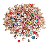 SANNIX 350PCS Charms Wholesale Bulk Jewelry Making Pendants for DIY Necklace Bracelet Earring Craft Supplies