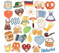 SANNIX 60Pcs Halloween Pins, Halloween Enamel Lapel Pins Assorted Pumpkin Ghost Bat Spider Skeleton Brooch Pins for Clothes Bags Hats Accessories, 30 Styles, 5.91 IN, Metal, no gemstone