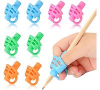 SANNIX 8 Pack Pencil Grips for Handwriting, Pencil Holder Grip Posture Correction Training Pen Writing Aid Tool for Preschools & Elementary