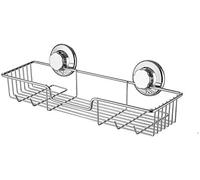 SANNO Suction Cups Suction Shower Caddy Shower Organiser Bath Shelf Storage Organizer No Damage Suction Cup, Rustproof Multi-functional Combo Basket - Rustproof Stainless Steel
