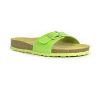 Sanosan Malaga Lacquered Green Womens Designer Mule Sandals (Numeric_5)