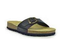 Sanosan Malaga Leather Navy Womens Designer Mule Sandals (Numeric_4)