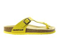 Sanosan Womens/Ladies Geneve Leather Flip Flops4 UK Yellow BS4314