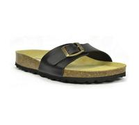Sanosan Women's Malaga Leather Sandals in Black | Size: 5 Sanosan Black 5