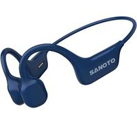 SANOTO Bone Conduction Headphones Open Ear Headphones Wireless Bluetooth 5.3 Sport Headset IPX7 Waterproof for Running Fitness Gym Walking Cycling