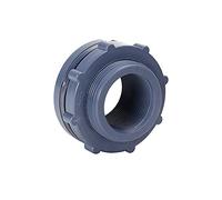 Sanpaint 1.5 Inch PVC Bulkhead Fitting for Water Barrel, Water Tank, Rain Barrels,NPT1.5 female thread (1-4/5 inch I.D.) PVC