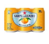 Sanpellegrino Aranciata 6x 33cl 330ml Cans 18% Fruit Juice