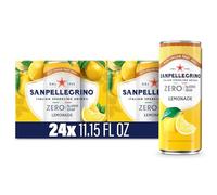Sanpellegrino Zero Gram Added Sugar Lemonade Italian Sparkling Wine Drink, 24 Pack 35ml Cans, Sanpellegrino Italian Sparkling Wine Drinks, Low Calorie Bubbly Juice Drinks