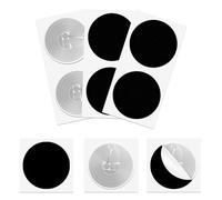 SANPOPO 100pcs NFC Tag, Black NFC 215 Tags Programmable NTAG215 Chip (25mm),Identification Badges, 504 Bytes Memory for Android iPhone and All NFC Enabled Devices