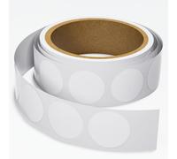 SANPOPO 30pcs NFC Stickers, Programmable NTAG215, White, Round, 25mm (1 inch), Perfect for Amiibo, NFC-Enabled Devices