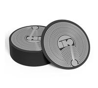 Sanpopo 30pcs NFC Tag Sticker, 215 Tags with NTAG215 Chip (Black 25mm), 504 Bytes Memory for Android, iPhone & NFC Devices