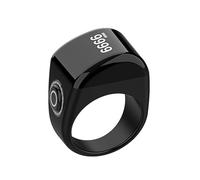 SANPRIO Smart Tasbih Prayer Counter - Digital Tasbih Finger Counter Muslim Islamic Prayer Smart Rings with Battery Charging Case APP Support and OLED Screen Waterproof and Digital for Muslims, 10.5