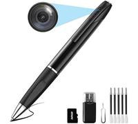SANPROV 1080P Spy Camera Pen - Hidden Mini Pocket Cam with 32GB SD Card, Covert Video & Photo Recording for Home