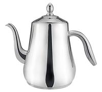 SANQIAHOME 54Oz(1.55 litres) 5-6 Cups 18/8 Stainless Steel Teapot with Strainer Infuser Filter, Tea Pot to Brew Loose Leaf and Tea Bags, Coffee Servers Cold Water Pitcher Tea Maker