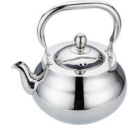 SANQIAHOME JG Stainless Steel Teapot with Removeable Infuser 71 oz (2000ml) Thickened Mirror Polished Stovetop Tea Maker for Herbal and Infusion