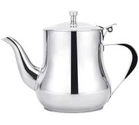 SANQIAHOME OZ-20 Stainless Steel Teapot,20oz(0.57Litres),1-2 Cups,Easy Pour Tea Pot,Mirror Polished Easy to Clean, Silver