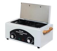 Sanqiao 300 W Hot Air Steriliser Disinfectant, High Temperature Steriliser Nail Tool Steriliser, Dry Heat Steriliser with Timer for Cosmetics, Foot Care Studios, Hairdressing Salon, White