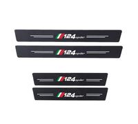 SANQIUTOU 4pcs Car Door Sill Protector Strips for FIAT MOBI 124 Spider,Carbon Fiber Threshold Protective Film Kick Plate Cover Sticker Interior Accessories