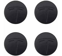 SANQIUTOU 4pcs Hub Center Cap Stickers for Tesla Model 3 56mm,Car Logo Protective Sticker Car Wheel Centre Cover Badge Sticker Sunscreen Waterproof Dustproof