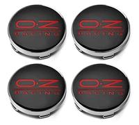 SANQIUTOU 4Pcs Hub Centre Caps for OZ Racing 60mm,Wheel Hub Caps Waterproof DustProof Anti Rust Emblems Wheel Caps Car Accessories,Red 2