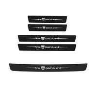 SANQIUTOU 5pcs Car Door Sill Protector Strips for DACIA Dokker Jogger Sandero Duster Logan Lodgy,Carbon Fiber Threshold Protective Film Kick Plate Cover Sticker Interior Accessories