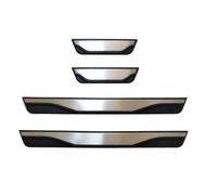 Car Door Sill Protector Strips for Vauxhall Vivaro (2019+), Sticker Trim Non Slip Anti Scratch Stainless Steel Material, 4 Pcs