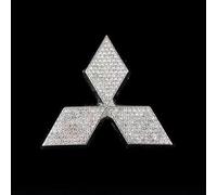 SANQIUTOU Car Emblem Decal Badge for Mitsubishi Outlander PHEV 2019-2022, Front Grille Bumper Rear Trunk Emblem Sticker, Decals Decorations, Grille Logo