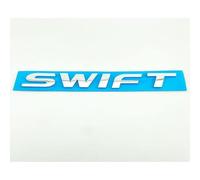 SANQIUTOU Car Emblem Decal Badge for Suzuki Swift, Front Grille Bumper Rear Trunk Emblem Sticker, Decals Decorations, Grille Logo,Silver