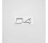 SANQIUTOU Car Emblem Decal Badge for Volvo D3 D4 D5, Front Grille Bumper Rear Trunk Emblem Sticker, Decals Decorations, Grille Logo,B-D4