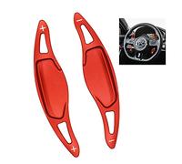 SANRILY Red Steering Wheel Shift Paddle Shifter Extension for Kia Stinger CK K8 2018-2020 Replacement Kit CNC Billet Aluminum Sport Shift Paddles Shifters