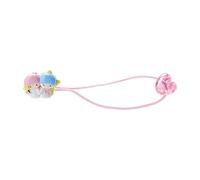 Sanrio 488313 Little Twin Stars Mascot Hair Elastics, Size S, Heart