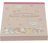 Sanrio Characters Mini Block Notepad Small Size Memo Pad Paper 2design 100sheets Japan (Kyun)