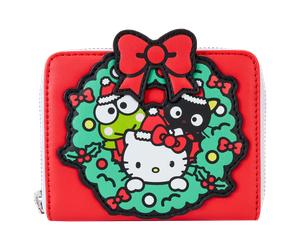 Sanrio: Christmas Wreath Zip Around Wallet