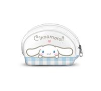 Sanrio Cinnamoroll Vichy-Casual Oval Coin Purse, Multicolour, 12 x 9 cm