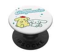 Sanrio Hello Kitty and Friends PopSockets Adhesive PopGrip - Black - Phone Grip - Compatible with Various Devices with Suitable Cases
