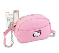 SANRIO Hello Kitty Crossbody Purse for Girls Purse Bundle with Hello Kitty Crossbody Bag for Girls Plus Phone Wallet, More Purses for Kids, Pink, Hello Kitty Crossbody Purse