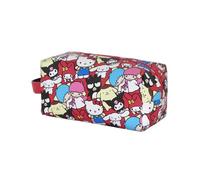Sanrio Hello Kitty Friends-Plus Brick Travel Toiletry Bag, Multicolour, 27 x 13 cm