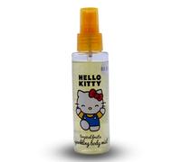 Sanrio Hello Kitty Glittery Body Mist for Girls - Tropical Fruit Scent Body Spray with Shimmering Glow & Brightening Effect | Fun & Gentle Fragrance Mist for Kids | 100ml