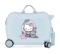Sanrio Hello Kitty Mermaid Kitty Children's Suitcase Blue 50 x 38 x 20 cm Rigid 2.1 kg Combination Lock Side ABS 2.1 kg 34L Hand Luggage