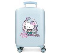 Sanrio Hello Kitty Mermaid Kitty Children's Suitcase Made of ABS, a Rigid and Lightweight Material, Double Wheels, Side Combination Lock, by Joumma Bags