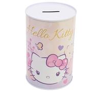 Sanrio Hello Kitty Piggy Bank - Heavy Metal Kids Money Box, Break-to-Open Design, for Children Save Birthday Money, Holiday and Christmas Fund