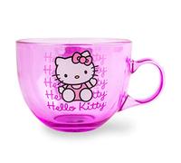 Sanrio Hello Kitty Pink Glass Mug | Holds 16 Ounces
