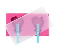 Sanrio Hello Kitty Silicone Popsicle Mold Shapes With Plastic Sticks