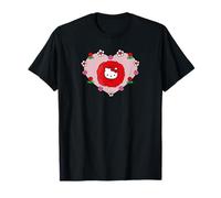 Sanrio Hello Kitty Valentine's Day Love Heart Rose T-Shirt