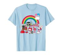 Sanrio Hello Kitty Yardsale Cute Graphic T-Shirt, Men, Baby Blue, X-Large