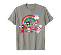 Sanrio Hello Kitty Yardsale Cute Graphic T-Shirt, Men, Slate Grey, X-Large